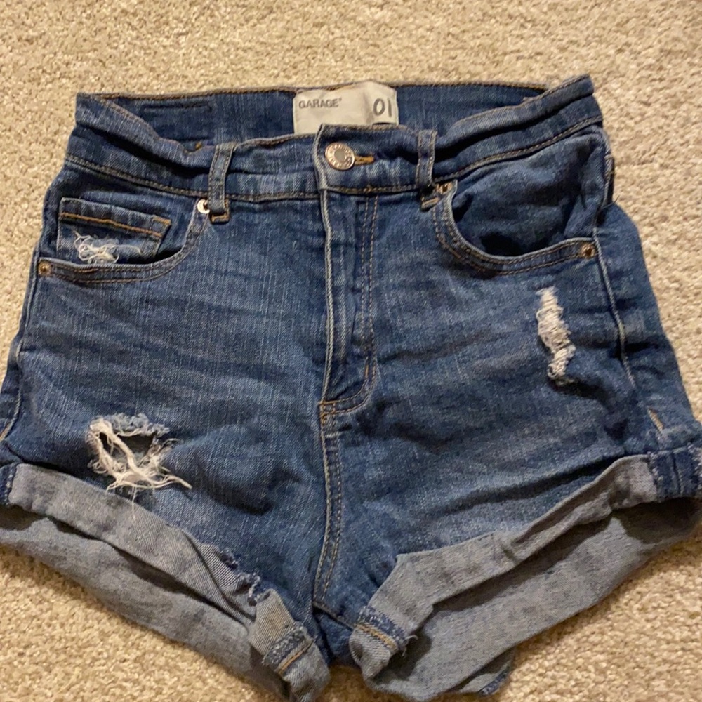 Garage high waisted shorts